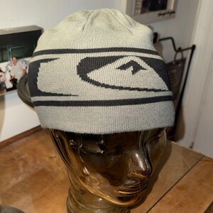 Quiksilver Olive and Black Knit Beanie NWOT